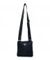 PRADA (プラダ) ナイロンショルダーバッグ ブラック：28000円