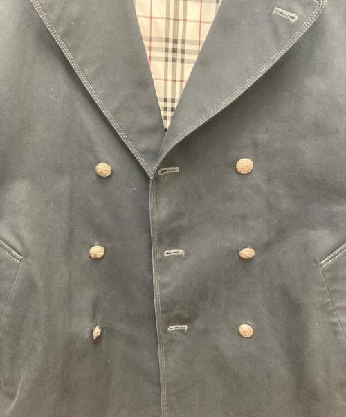 BURBERRY（バーバリー）BURBERRY (バーバリー) ダブルブレステッドピーコート ネイビー サイズ:Mの古着・服飾アイテム