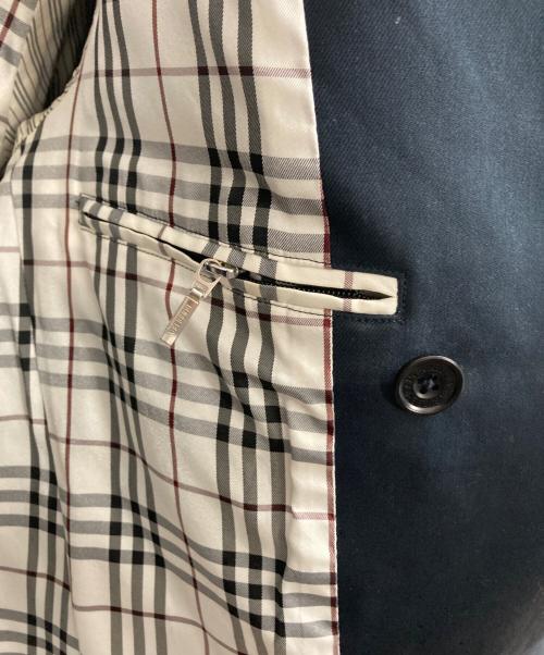 BURBERRY（バーバリー）BURBERRY (バーバリー) ダブルブレステッドピーコート ネイビー サイズ:Mの古着・服飾アイテム