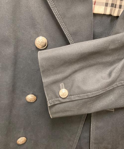 BURBERRY（バーバリー）BURBERRY (バーバリー) ダブルブレステッドピーコート ネイビー サイズ:Mの古着・服飾アイテム