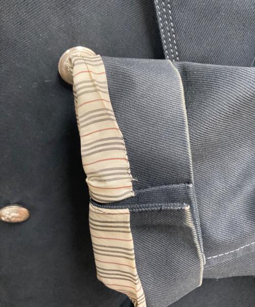 BURBERRY（バーバリー）BURBERRY (バーバリー) ダブルブレステッドピーコート ネイビー サイズ:Mの古着・服飾アイテム