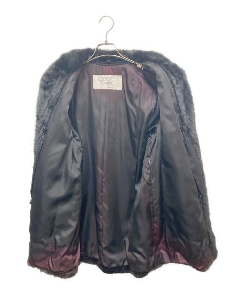 AMERICAN（アメリカン）AMERICAN (アメリカン) ミンクジャケット ブラウン サイズ:-の古着・服飾アイテム