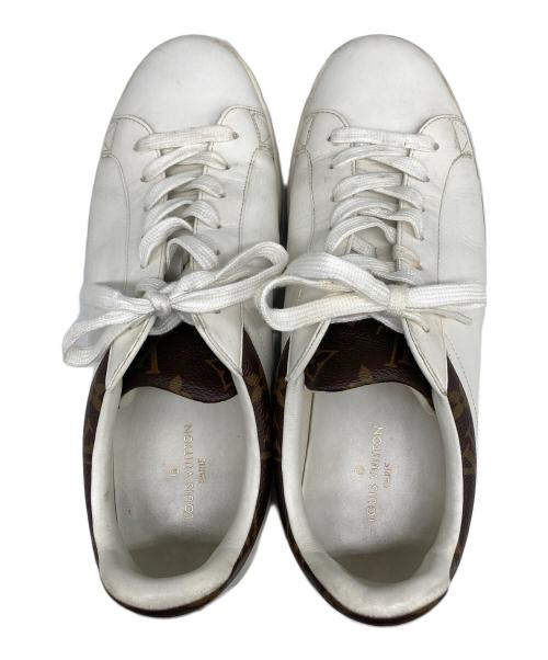 LOUIS VUITTON（ルイ ヴィトン）LOUIS VUITTON (ルイ ヴィトン) スニーカー ホワイト×ブラウン サイズ:6 1/2の古着・服飾アイテム