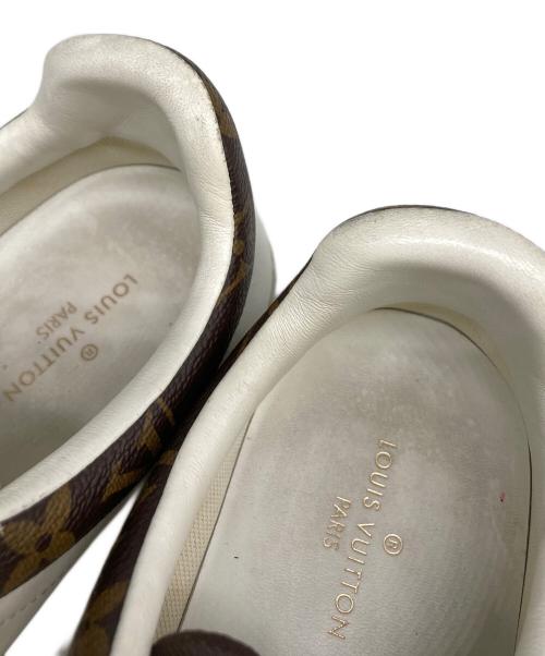 LOUIS VUITTON（ルイ ヴィトン）LOUIS VUITTON (ルイ ヴィトン) スニーカー ホワイト×ブラウン サイズ:6 1/2の古着・服飾アイテム