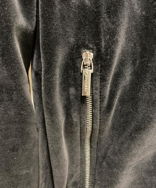 VERSACE（ヴェルサーチェ）VERSACE (ヴェルサーチェ) ジップパーカー ブラック サイズ:Lの古着・服飾アイテム