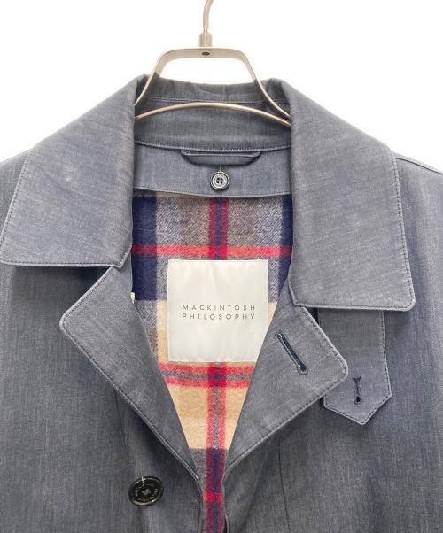 MACKINTOSH PHILOSOPHY（マッキントッシュ フィロソフィー）MACKINTOSH PHILOSOPHY (マッキントッシュ フィロソフィー) ライナー付ステンカラーコート ネイビー サイズ:SIZE 36（Sサイズ相当）の古着・服飾アイテム