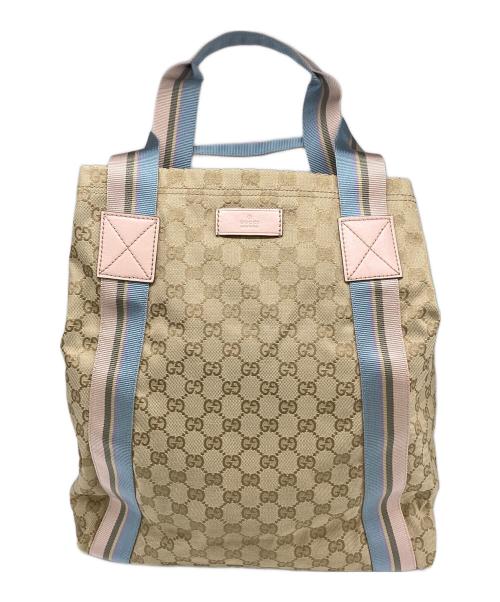 GUCCI（グッチ）GUCCI (グッチ) トートバッグ ベージュの古着・服飾アイテム