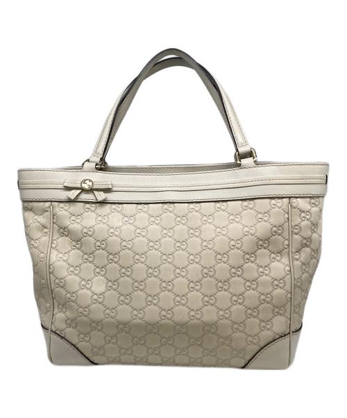 GUCCI（グッチ）GUCCI (グッチ) GGキャンバスメイフェアトートバッグ ベージュの古着・服飾アイテム