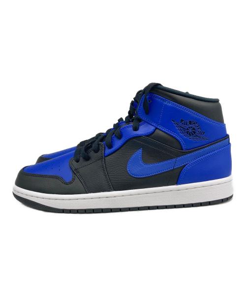 NIKE（ナイキ）NIKE (ナイキ) AIR JORDAN 1 MID ブルー×ブラック サイズ:SIZE 29cmの古着・服飾アイテム