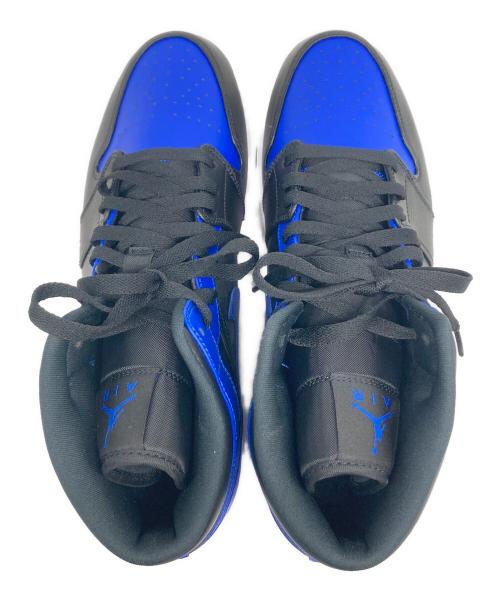 NIKE（ナイキ）NIKE (ナイキ) AIR JORDAN 1 MID ブルー×ブラック サイズ:SIZE 29cmの古着・服飾アイテム