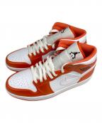 NIKEナイキ）の古着「AIR JORDAN 1 MID SE」｜オレンジ
