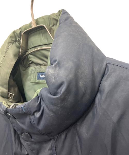 NAUTICA（ノーティカ）NAUTICA (ノーティカ) ダウンジャケット レッド×ネイビー サイズ:SIZE XLの古着・服飾アイテム