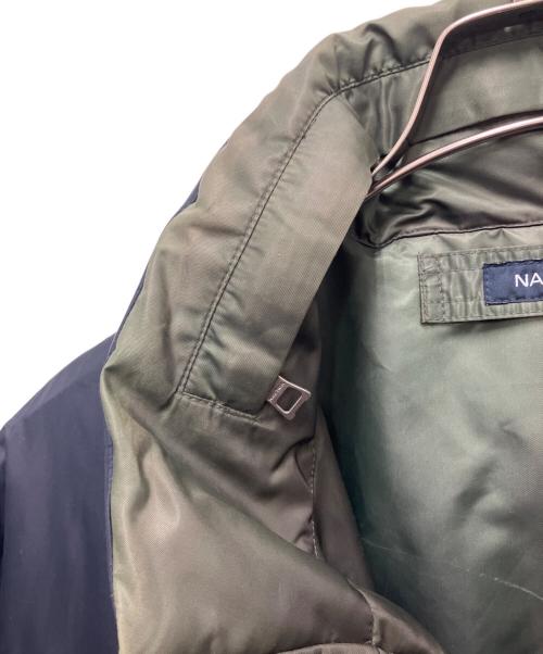NAUTICA（ノーティカ）NAUTICA (ノーティカ) ダウンジャケット レッド×ネイビー サイズ:SIZE XLの古着・服飾アイテム