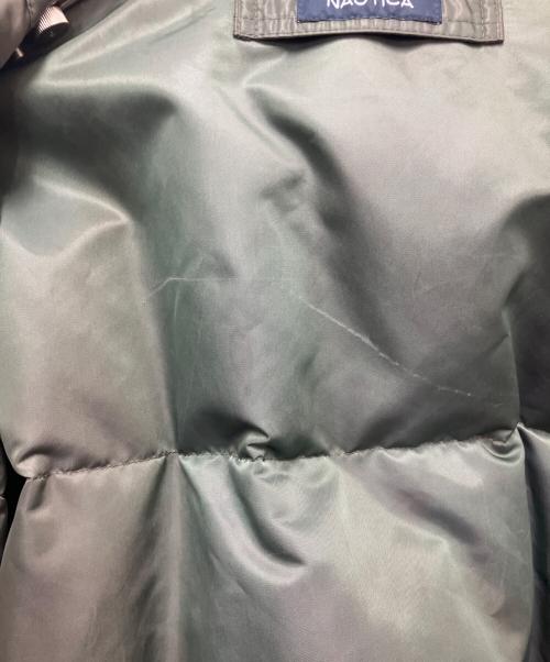 NAUTICA（ノーティカ）NAUTICA (ノーティカ) ダウンジャケット レッド×ネイビー サイズ:SIZE XLの古着・服飾アイテム