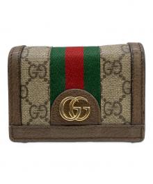 GUCCI（グッチ）の古着「2つ折り財布」｜ブラウン