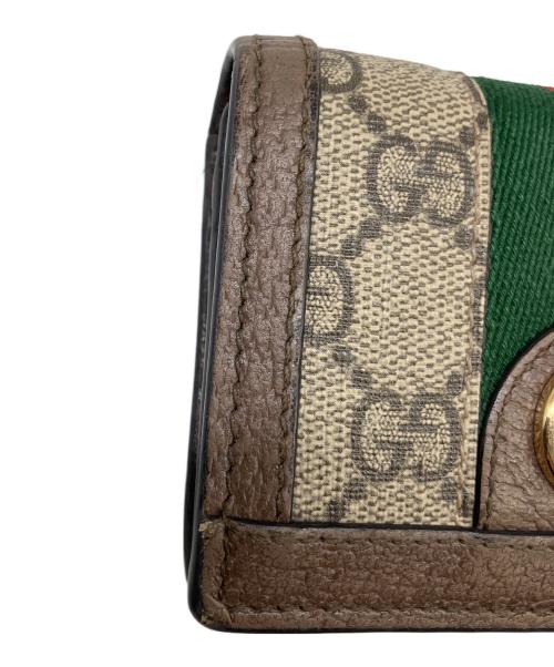 GUCCI（グッチ）GUCCI (グッチ) 2つ折り財布 ブラウンの古着・服飾アイテム
