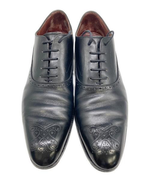 HAND-SEWN WELTED（ハンドソーン・ウェルテッド）HAND-SEWN WELTED (ハンドソーン・ウェルテッド) レザーシューズ ブラック サイズ:8 2/1（約26.5cm）の古着・服飾アイテム