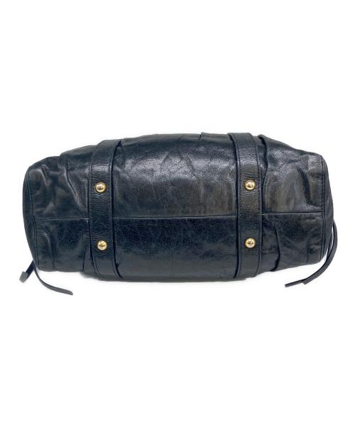 MIU MIU（ミュウミュウ）MIU MIU (ミュウミュウ) 2WAYバッグ ブラックの古着・服飾アイテム