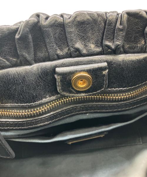 MIU MIU（ミュウミュウ）MIU MIU (ミュウミュウ) 2WAYバッグ ブラックの古着・服飾アイテム