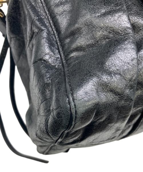 MIU MIU（ミュウミュウ）MIU MIU (ミュウミュウ) 2WAYバッグ ブラックの古着・服飾アイテム