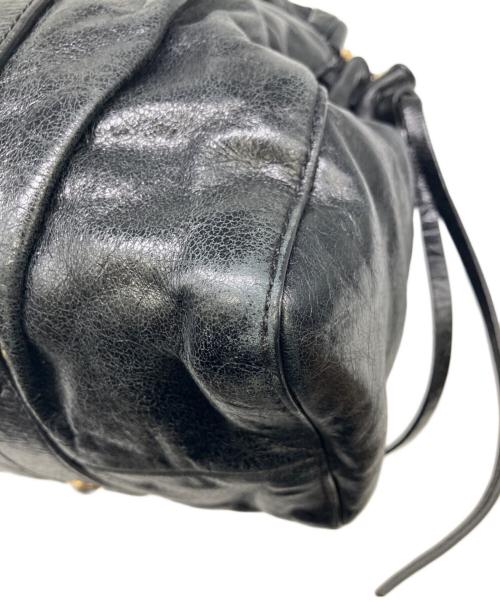 MIU MIU（ミュウミュウ）MIU MIU (ミュウミュウ) 2WAYバッグ ブラックの古着・服飾アイテム