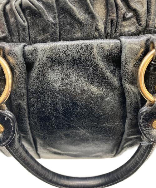 MIU MIU（ミュウミュウ）MIU MIU (ミュウミュウ) 2WAYバッグ ブラックの古着・服飾アイテム