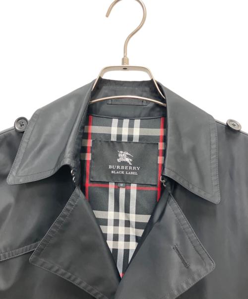 BURBERRY BLACK LABEL（バーバリーブラックレーベル）BURBERRY BLACK LABEL (バーバリーブラックレーベル) トレンチコート ブラック サイズ:SIZE Mの古着・服飾アイテム
