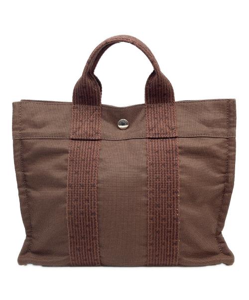 HERMES（エルメス）HERMES (エルメス) ハンドバッグPMトートバック ブラウンの古着・服飾アイテム