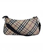 BURBERRY BLUE LABELバーバリーロンドンブルーレーベル）の古着「ワンショルダーバッグ」｜ベージュ