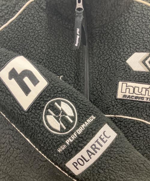 HUF（ハフ）HUF (ハフ) 24AW20POLARTEC RACING FLEECE JACKET ブラック サイズ:Lの古着・服飾アイテム