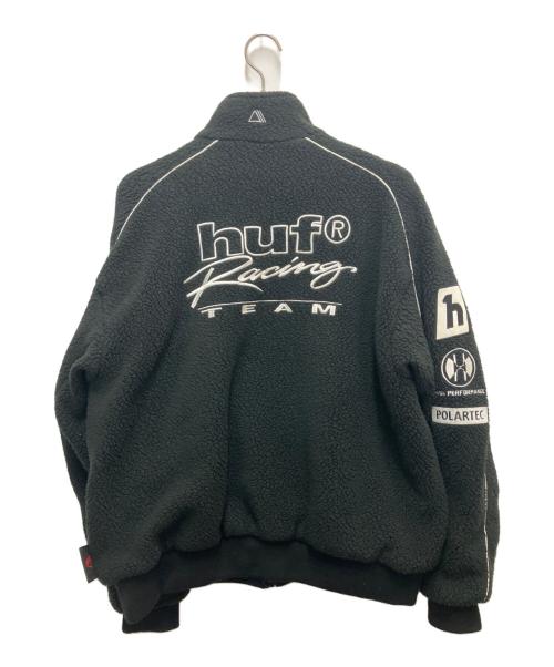HUF（ハフ）HUF (ハフ) 24AW20POLARTEC RACING FLEECE JACKET ブラック サイズ:Lの古着・服飾アイテム