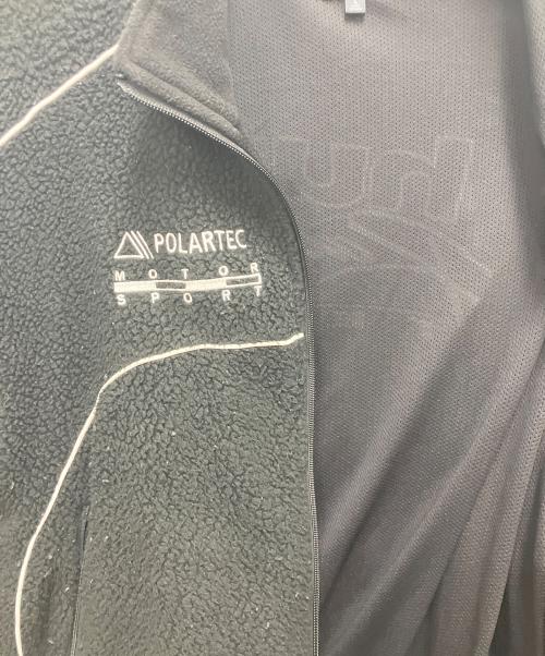 HUF（ハフ）HUF (ハフ) 24AW20POLARTEC RACING FLEECE JACKET ブラック サイズ:Lの古着・服飾アイテム