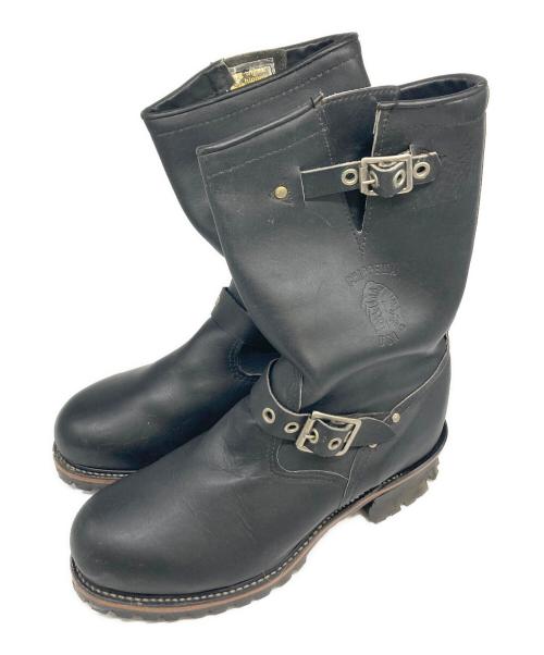 CHIPPEWA（チペワ）CHIPPEWA (チペワ) エンジニアブーツ ブラック サイズ:8 1/2の古着・服飾アイテム