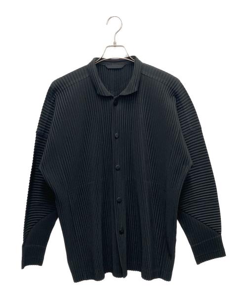 HOMME PLISSE ISSEY MIYAKE（オム プリッセ イッセイ ミヤケ）HOMME PLISSE ISSEY MIYAKE (オム プリッセ イッセイ ミヤケ) ジャケット ブラック サイズ:SIZE 2の古着・服飾アイテム