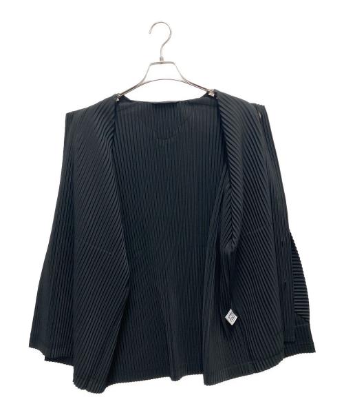 HOMME PLISSE ISSEY MIYAKE（オム プリッセ イッセイ ミヤケ）HOMME PLISSE ISSEY MIYAKE (オム プリッセ イッセイ ミヤケ) ジャケット ブラック サイズ:SIZE 2の古着・服飾アイテム