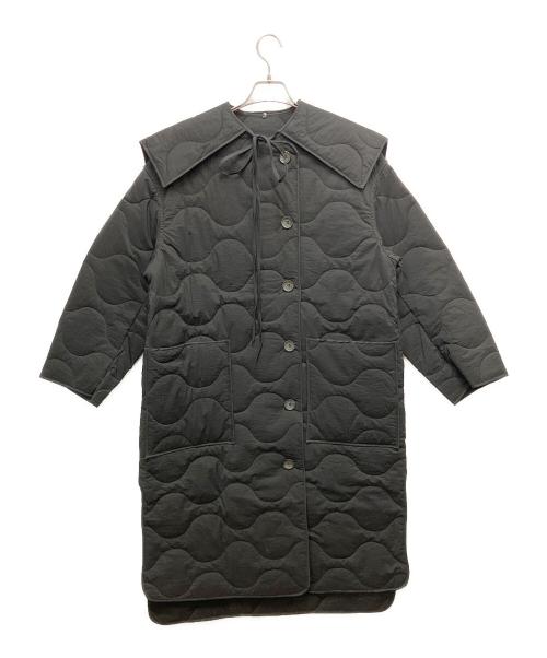 LE CIEL BLEU（ルシェルブルー）LE CIEL BLEU (ルシェルブルー) キルティングコート ブラック サイズ:SIZE 36の古着・服飾アイテム