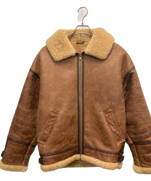 KNIGHT（ナイト）KNIGHT (ナイト) ムートンジャケット ブラウン サイズ:ＳＩＺＥ40の古着・服飾アイテム