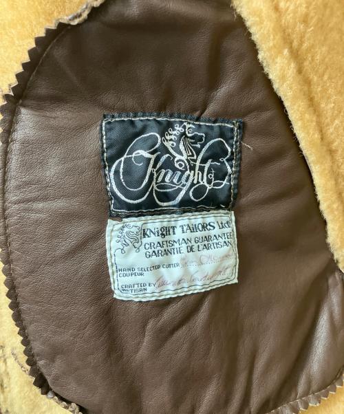KNIGHT（ナイト）KNIGHT (ナイト) ムートンジャケット ブラウン サイズ:ＳＩＺＥ40の古着・服飾アイテム