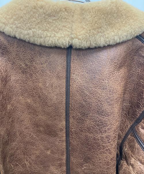 KNIGHT（ナイト）KNIGHT (ナイト) ムートンジャケット ブラウン サイズ:ＳＩＺＥ40の古着・服飾アイテム