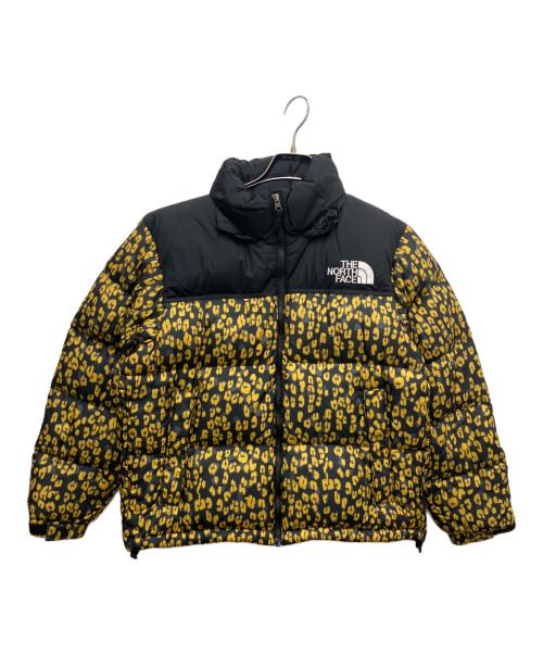 THE NORTH FACE（ザ ノース フェイス）THE NORTH FACE (ザ ノース フェイス) NOVELTY SHORT NUPTSE JACKET ブラック×イエロー サイズ:Lの古着・服飾アイテム