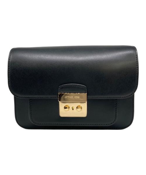 MICHAEL KORS（マイケル・コース）MICHAEL KORS (マイケル・コース) ショルダーバッグ ブラックの古着・服飾アイテム