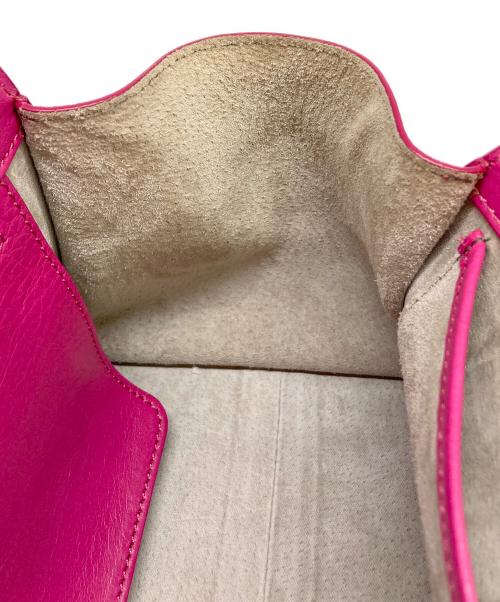 HIROFU（ヒロフ）HIROFU (ヒロフ) トートバッグ ショッキングピンクの古着・服飾アイテム