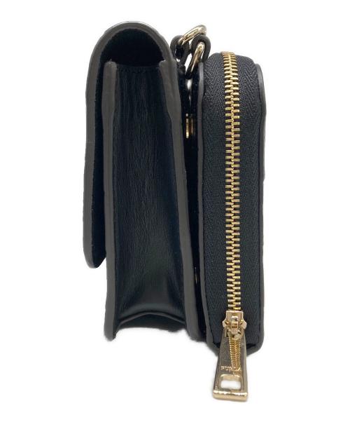FURLA（フルラ）FURLA (フルラ) ショルダーウォレットバッグ ブラックの古着・服飾アイテム