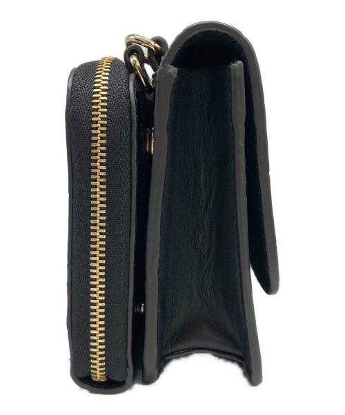 FURLA（フルラ）FURLA (フルラ) ショルダーウォレットバッグ ブラックの古着・服飾アイテム