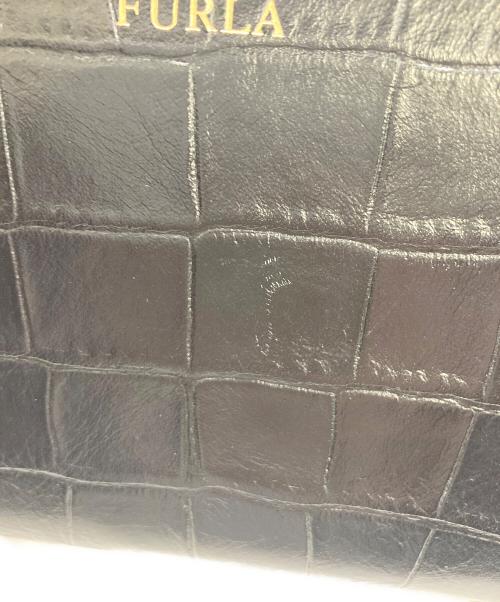 FURLA（フルラ）FURLA (フルラ) ショルダーウォレットバッグ ブラックの古着・服飾アイテム