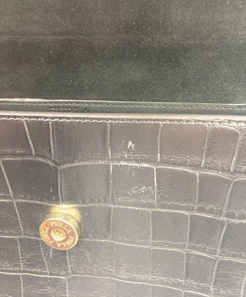 FURLA（フルラ）FURLA (フルラ) ショルダーウォレットバッグ ブラックの古着・服飾アイテム