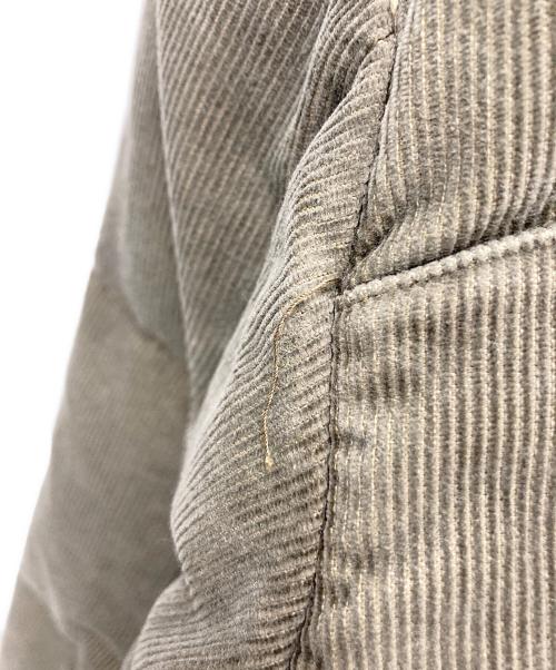 Rocky Mountain FeatherBed（ロッキーマウンテンフェザーベッド）Rocky Mountain FeatherBed (ロッキーマウンテンフェザーベッド) コーデュロイダウンジャケット グレー×イエロー サイズ:SIZE XLの古着・服飾アイテム