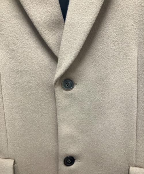 PAUL SMITH（ポールスミス）PAUL SMITH (ポールスミス) BEAVER MELTON SINGLE CHESTER COAT カーキ サイズ:Mの古着・服飾アイテム