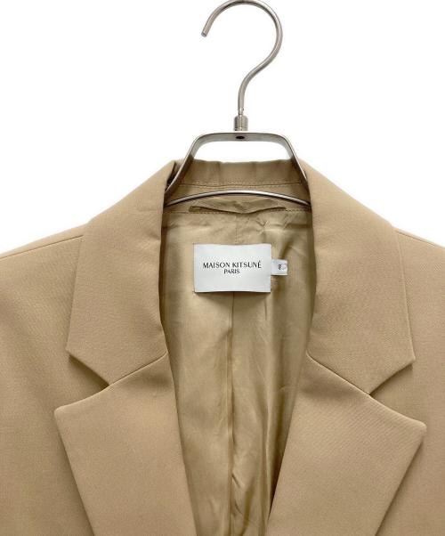 maison kitsune（メゾンキツネ）maison kitsune (メゾンキツネ) テーラードジャケット カーキ サイズ:SIZE48（約Lサイズ）の古着・服飾アイテム