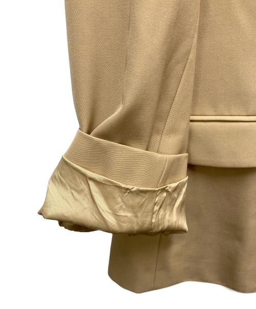 maison kitsune（メゾンキツネ）maison kitsune (メゾンキツネ) テーラードジャケット カーキ サイズ:SIZE48（約Lサイズ）の古着・服飾アイテム